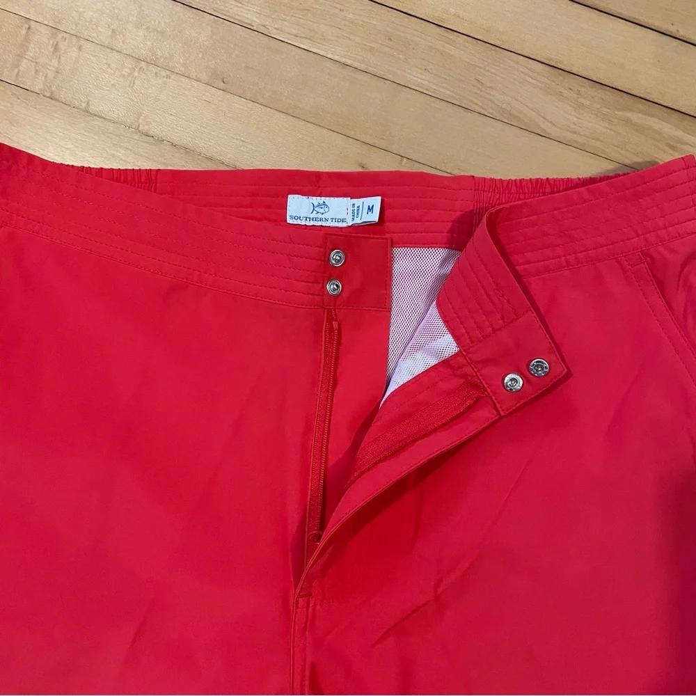 SOUTHERN TIDE 2024 Shelter Cove Solid Swim Trunk Short Mesh Liner 7” Inseam